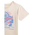 thumbnail image 7 of Wonder Nation Girls NYC Amusement Park Graphic Tee with Short Sleeves, Sizes 4-18, 7 of 7