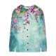 thumbnail image 5 of Cárdigan informal de punto estampado para mujer, con chaqueta abotonada y abrigo superior para mujer, 5 of 5