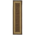 thumbnail image 4 of Ottomanson Ottohome Collection Non-Slip Rubberback Bordered Design Indoor Area Runner Rug/Entryway Mat, 4 of 7