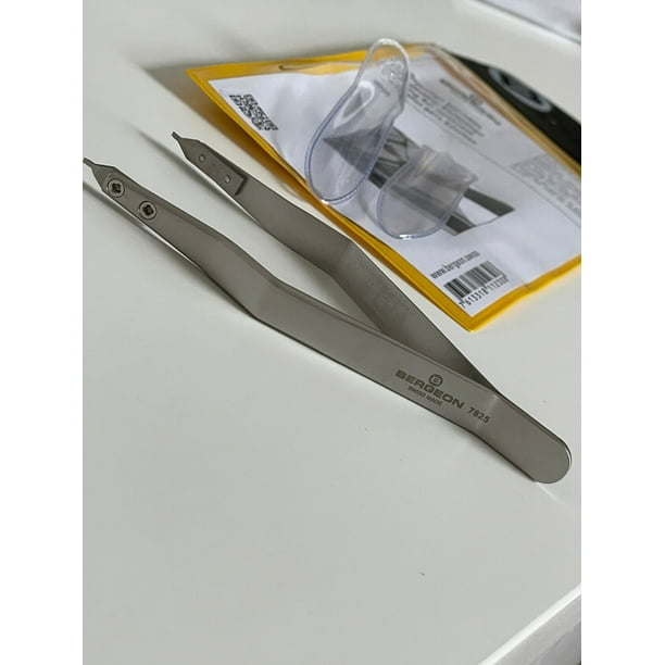 Bergeon 7825 Spring Bar Tweezers, Lug Removal Fitting Tool, Swiss