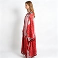 thumbnail image 6 of WeHello Women's shirt peacock print kimono long style clothes summer casual swimsuit cardigan, 6 of 7