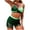 (New65)Green, variant on Women's Slim Fit Sexy Bikini Fashionable Adjustable Shoulder Strap Top Mesh Skirt Split Swimsuit Set