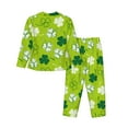 thumbnail image 2 of Bingfone Womens Pajama Sets St Patrick'S Day7 Print,Long Sleeve Loungewear Pajamas Set-Large, 2 of 9
