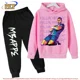 thumbnail image 3 of Conjunto de sudadera y pantalones con estampado de Mbappé para niños, primavera y otoño, conjunto de ropa deportiva de 2 piezas para niños y niñas, ropa para niños, 3 of 5