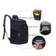 thumbnail image 3 of Mochila térmica de 18 litros, bolsa térmica, nevera portátil, bolsa de hielo grande para Azul oscuro, 3 of 9
