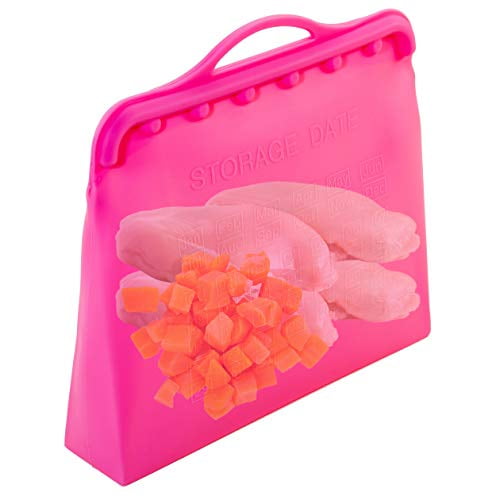 ITPC Reusable Silicone Gallon FoodStorage Bags Cooks a Whole Chicken