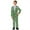 Axolotl Hat Shamrock, variant on Pug Dog Paw Bone Print Boys Suit Kids Tuxedo Suits for Boy Toddler Prom Wedding Outfit 2-Piece Blazer Pants Set, 6-7 Years
