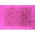 thumbnail image 1 of Ahgly Company Indoor Rectangle Oriental Pink Industrial Area Rugs, 4' x 6', 1 of 4