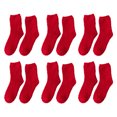 thumbnail image 1 of Calcetines cálidos Minnieouse 6 pares multicolor accesorios para el hogar Medias de lana estilo japonés rojo, 1 of 6