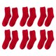 thumbnail image 1 of Calcetines cálidos Minnieouse 6 pares multicolor accesorios para el hogar Medias de lana estilo japonés rojo, 1 of 6