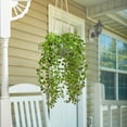 thumbnail image 3 of Artificial Hanging Plants 14 inch Fake Greenery Succulent Potted Plant Ceramic Planter for Home Wall Indoor Outdoor Decor, 3 of 6