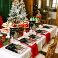 thumbnail image 4 of Christmas Foldable Decorative Placemats 2-in-1 Design 40 Pcs Set, 4 of 7