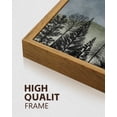 thumbnail image 3 of Drsoum Mountain Wall Art 16x24in3pcs Brown Framed Classic Retro Floral Wall Prints Farmhouse Kitchen Hallway Bedroom Decor, 3 of 6