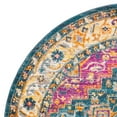thumbnail image 4 of SAFAVIEH Madison Nikeisha Floral Area Rug, Blue/Multi, 6'7" x 6'7" Round, 4 of 6