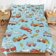 thumbnail image 2 of Fire Engine Car Truck Bedding Set with Zipper Closure for Girls & Boys, 2 of 6