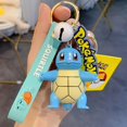 thumbnail image 1 of Llavero TAKARA TOMY Pokemon Pikachu figuras de Anime Charmander Psyduck Snorlax Squirtle muñecas bolsa llavero colgante regalos de cumpleaños, 1 of 4