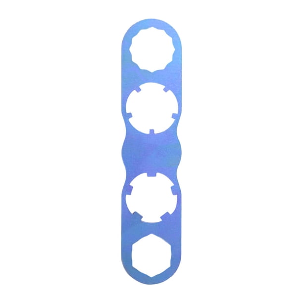 Llave para pedales de bicicleta, equipo de reparación, resistente y práctico, para instalar y quitar bicicletas. Azul púrpura