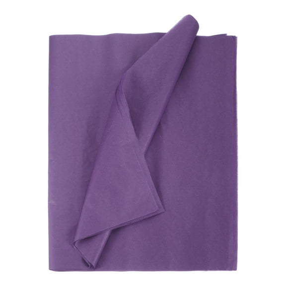 Uxcell 24 Sheets Tissue Paper 14" x 20", Tissue Paper for Gift Bags Tissue Paper Dark Purple for Gift Wrapping
