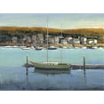 thumbnail image 2 of OToole, Tim 14x12 White Modern Wood Framed Museum Art Print Titled - Harbor View II, 2 of 4