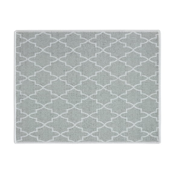 SussexHome 24 x 18 x 0.25 Inches Large Dish Drying Mat for Kitchen Counter - Super-Absorbent Washable Cotton Large Baby Bottle Dryer Pad - Highly Absorbent Ultra-Thin Dish Drying Pad