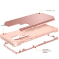 thumbnail image 2 of Samsung Galaxy S22 Ultra Case, Dteck Heavy Duty Full Body Military Grade Drop Protective Bumper Shockproof Tough Durable Defender Cover For Samsung Galaxy S22 ultra 5G 6.8 inch,Rosegold, 2 of 7