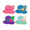 thumbnail image 6 of Mighty Gadget Gilded Age Decorated Hat Cookie Cutter & Stamp - 4x2.8" Elegant Design for Themed Parties (Random Color), 6 of 6