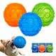 thumbnail image 1 of Pelota masticable para perros, con sonido, flotante e indestructible, de goma (azul)., 1 of 5