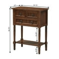 thumbnail image 5 of Convenience Concepts Kendra 3 Drawer Hall Table with Shelf, Espresso, 5 of 10