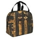 thumbnail image 2 of Easygdp Ancient Egyptian Hieroglyph Bolsa Térmica Premium - Tela Oxford Impermeable, Gran Capacidad, Bolsillo Frontal, Unisex para Trabajo, Escuela, Actividades al Aire Libre y Picnics, 2 of 8