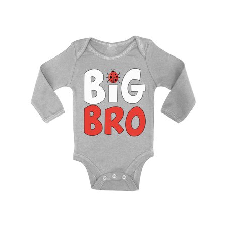 

Awkward Styles Cute Romper for Little One Ladybug Baby Items for Boys Big Brother Outfit Ladybug Clothing Pregnancy Announcement Romper for Newborn Baby Big Bro One Piece Ladybug Clothes Collection