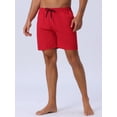 thumbnail image 2 of DARING DIVA Men's Elastic Waist Drawstring Surfing Board Shorts 30 Red, 2 of 6