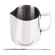 thumbnail image 5 of Jarra para espumar leche de 350 ml, jarra de acero inoxidable 304 para leche, taza para crema humeante de café con bolígrafo decorativo para cocina de cafetería, 5 of 10