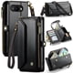 thumbnail image 2 of Funda tipo cartera para Google Pixel 9A con bloqueo RFID, tarjetero, cremallera y ranura para billetes, correa de hombro magnética de piel sintética suave para mujer, 2 of 10