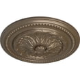 thumbnail image 3 of Ekena Millwork 15 3/4"OD x 1 7/8"P Chester Ceiling Medallion (Fits Canopies up to 2 1/4"), Hand-Painted Warm Silver, 3 of 6