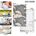 thumbnail image 3 of Dreamtimes Vintage Oriental Waves Hand Towels Set of 2, Cotton Bath Towel for Drying Face Hands Body Decorative Water Absorbent Lightweight Towels for Bathroom Ktichen Travel Gym,16"x28", 3 of 7