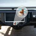 thumbnail image 4 of Hitch Cover Fits For 2-Inch Hitch,Horse Running Beside Beach In Summerrubber Trailer Hitch Cover Tube Plug Insert,Car Exterior Accessories, Receiver Tube Hitch Plug, 4 of 6