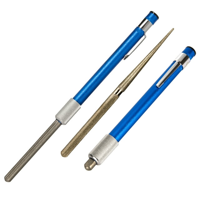 Yeacher Aiguiseur de Hameçons de Pêche Rétractable Portable Coupe-Hameçons en Diamant