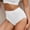 White, variant on Siminsem Pure Cotton High Waisted Ribbed Panties for Women Full Coverage Soft Stretchy Underwear Breathable Briefs No Show Tummy Control Multipack S-XXL, White,L