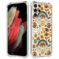 thumbnail image 1 of Retro Flower Mushroom Case for Samsung Galaxy S21 Ultra,Aesthetic Art Design Pattern Soft TPU Bumper Case Cover, 1 of 5