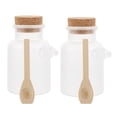 thumbnail image 3 of 2Pcs Bath Salt Storage Bottles Mask Powder Bottles Subpackaging Bottles (White), 3 of 5