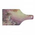 thumbnail image 1 of Art Cutting Board, Enchanted Cherry Blossom Petals Field Shabby Form Floral Garden Spring Picture, Tempered Glass Cutting and Serving Board, Wine Bottle Shape, Pale Pink Peach, by Ambesonne, 1 of 1