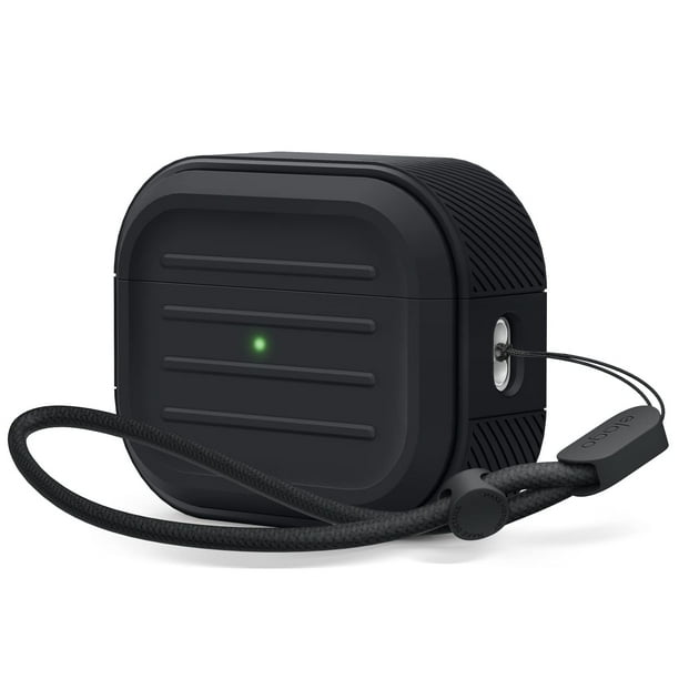 Funda Elago Armor para AirPods Pro 2.ª generación con cordón negro