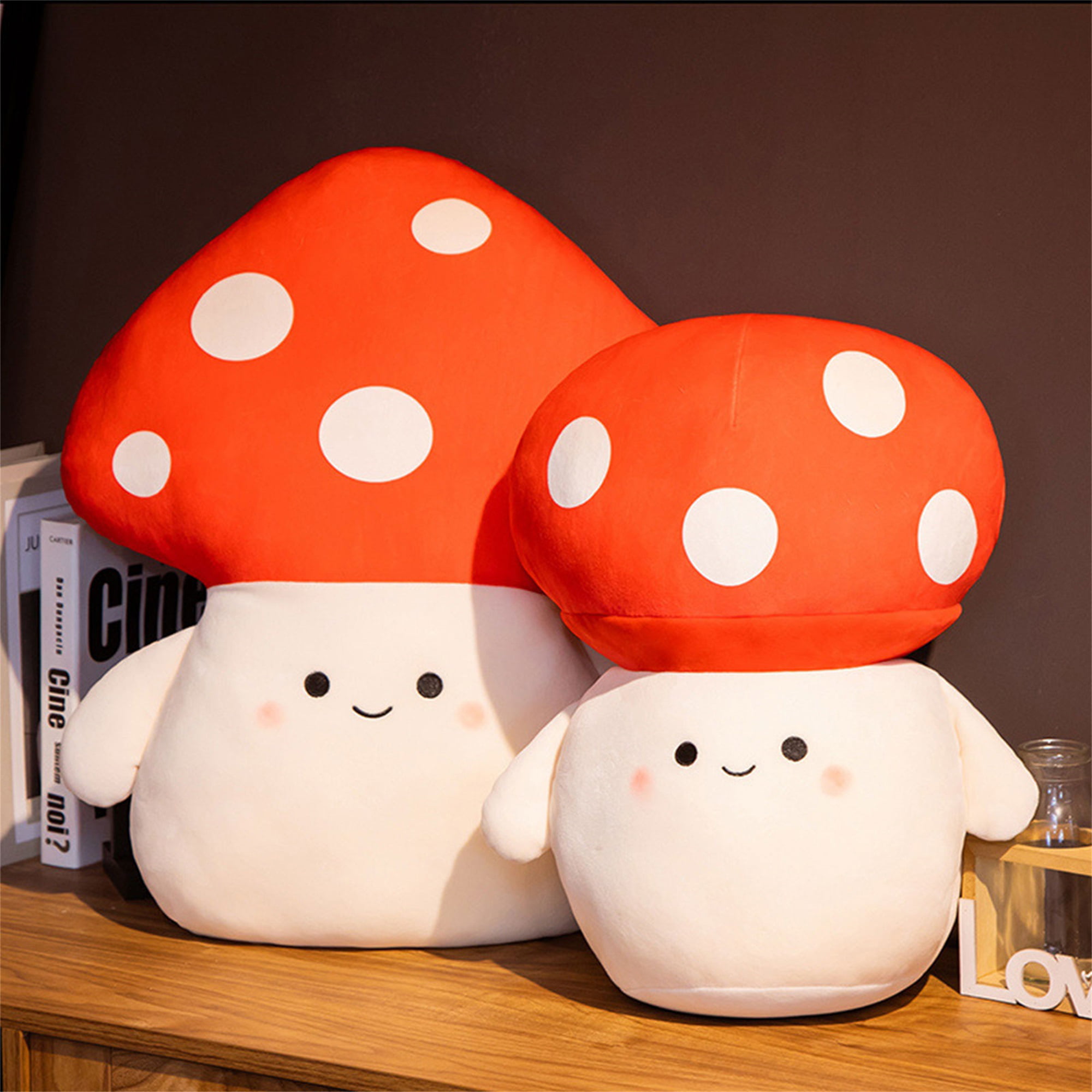  MMguai 12.6 Mushroom Stuffed Animal,Cute Big Mushroom Squishy  Soft Pillow plushies, Room Decor Plush Toy Doll Gifts for Kids  Birthday,Valentine,Christmas : Toys & Games