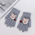 thumbnail image 4 of Coerni Toddler Soft Deer Gloves Kids Baby Boys Girls Winter Warm Knit Mittens Gloves for Girls Winter Gloves Kids Kids Gloves Girls, 4 of 4