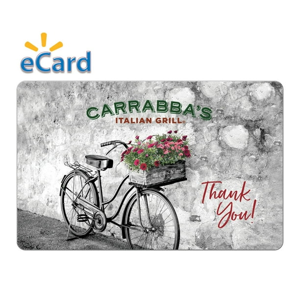 Carrabbas 25 Thank You Gift Card (Email Delivery)