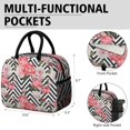 thumbnail image 6 of Womens Pioneer Flower Floral Print Pattern Lunch Box for Work,Insulated Lunch Bag for Women,Loncheras Para Mujer,Leakproof Adult Lunch Bag for Work,Beach,Travel,Picnic,Camping, 6 of 7