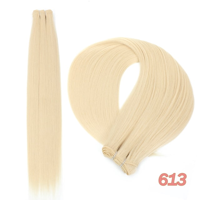Typpkmm Extensiones De Cabello SintéTico Natural Yaki 150g