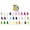Antique White, variant on Papilion R074400061535100Y .25 in. Double-Face Satin Ribbon 100 Yards - Sublime