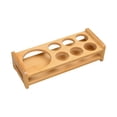 thumbnail image 2 of Soporte de bandeja de de madera, estante para tazas, soporte de almacenamiento para vasos, bandeja para servir, Base de estante de 7 agujeros SM SunniMix Soporte para bandeja de tazas, 2 of 8