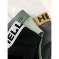 thumbnail image 2 of 4-Pack Men's Briefs: Trendy Waistbands with "HELLO/THINKING LIFE", Breathable & Skin - Friendly, Snug Fit for Daily Comfort, 2 of 4